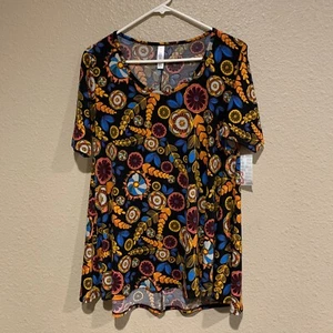 Nuevo con etiquetas LuLaRoe Perfect T Floral ¡Colorido! Pequeño - Imagen 1 de 5