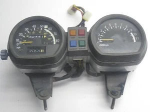 1981 YAMAHA XJ550 XJ 550 MAXIM SPEEDOMETER SPEEDO W/ TACHOMETER TACH & PILOT BOX - Picture 1 of 6