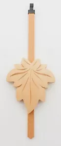 UNFINISHED Cuckoo Clock Pendulum 3" Maple Leaf Style German Made 8 1/2" Length - Picture 1 of 2
