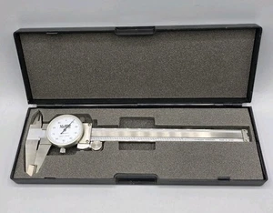 VINTAGE Midway SS Dial Caliper Gauge with Original Case - Picture 1 of 5