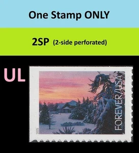 US 6038 Winter Landscapes Pastel Sky F 2SP single UL MNH 2025 - Picture 1 of 1