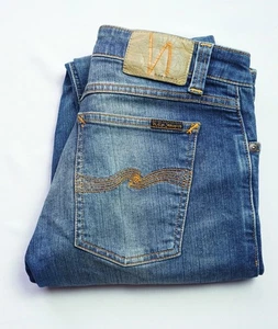 Nudie Skinny Lin Tight Slim Jeans Herren Gr. W30 L32 S Small Zip Fly STRETCH - Bild 1 von 10