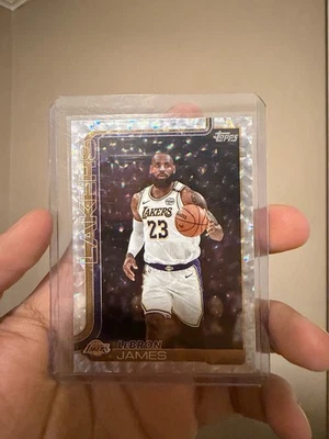 2025-2026 Topps Flagship Lebron James Crackleboard Foil 150 - Image 1 of 2