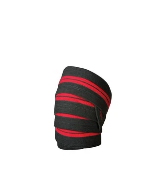 🔥NEW🔥 Harbinger Red Line Black Knee Wraps Competition Grade Extended 78" Long - Image 1 of 4
