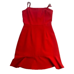 Gianni Bini Red Spaghetti Strap Dress Short 2 - Picture 1 of 5