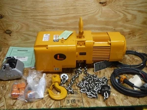 New NER010L-10 Harrington 1 ton 10 ft. Lift 14 fpm 208/230/460V 3 ph Chain Hoist - Picture 1 of 1