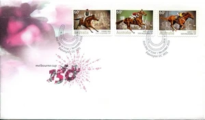 2010 150th Melbourne Cup - FDC APM42870 Self Adhesive stamps - Picture 1 of 2