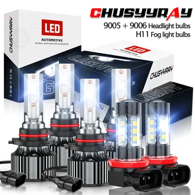 Combo 6x faros LED + bombillas antiniebla para Chevrolet Colorado 2004 2005-2008 Foto 1 de 4