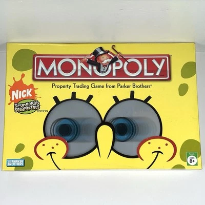 100% Complete 2005 Nickelodeon Spongebob Squarepants Monopoly Collectors 3D Eyes - Image 1 of 4