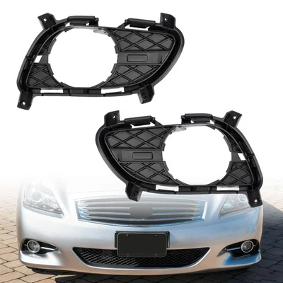 Borde de bisel de luz antiniebla para conductor y pasajero para Infiniti G37 2011-2013 Q60 2014-2015 Foto 1 de 4