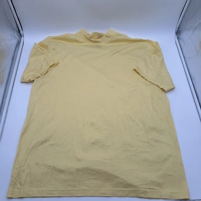 Jos A Bank XL Pullover Leadbetter Golf Amarillo Manga Corta Camisa Para Hombre Foto 1 de 4