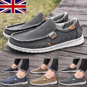 Mens Casual Driving Boat Deck Shoes Slip On Pumps Size - Picture 1 of 22
