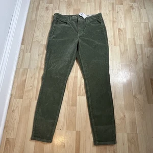 American Eagle Womens Green High Rise Corduroy Jegging New With Tags Size 12 - Bild 1 von 9