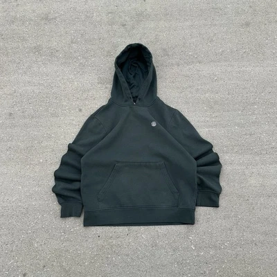 Element Skateboards Vintage 2000’s Y2K Verde Oscuro Pullover Sudadera con Capucha Talla Pequeña Foto 1 de 4