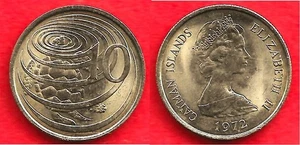 CAYMAN ISLANDS . 10 CENT 1972 . FDC / UNC - Bild 1 von 1