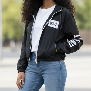 Chaqueta cortavientos Everlast boxeo cortavientos negra juniors mediana Forever21 - Imagen 1 de 12