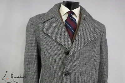 VTG McGregor Heavy weight woven tweed full inside lining topcoat 46 R - Image 1 of 4