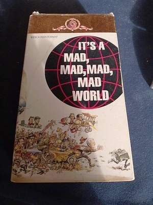 It's A Mad, Mad, Mad, Mad World VHS, 2-Tape Set, Widescreen, 1991 VHS6 - Image 1 of 4