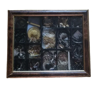 Restposten  Modeschmuck viele Teile ideal für Flohmarkt etc. Hals-Ohr-Armschmuck - Bild 1 von 4