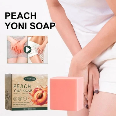 100G Woodsleep Strawberry Yoni Soap Natural Ingredients * G7D6 - Image 1 of 4