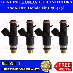 Set Of 4 Genuine Honda Fuel Injectors For 2006-2011 Honda Fit 1.5L 4Cyl - Bild 1 von 1