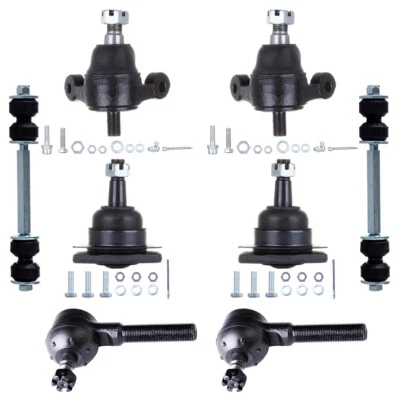 For Chevrolet Biscayne Corvette Front Upper Lower Ball Joints Tie Rods Sway Bar Foto 1 de 4