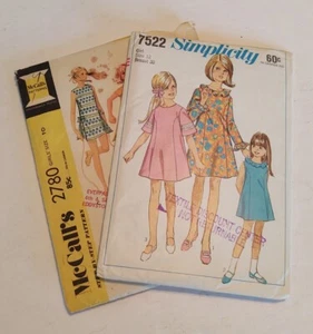 Patrones de vestidos para niñas, Simplicity 7522, McCall's 2780 - Imagen 1 de 3