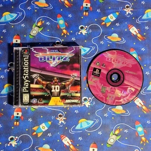 PlayStation 1 PS1 NFL Blitz Complete CIB Tested Polished Disc Black Label - Picture 1 of 5