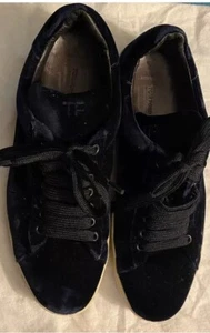 $1325 Tom Ford Blue Velvet navy Blue Men’s Luxury Sneakers US 11 Tj - Picture 1 of 7