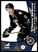 2000-01 PACIFIC AURORA COMPLETE PLAYERS /299 Teemu Selanne Anaheim Mighty Ducks