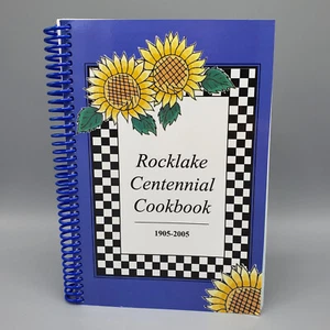 North Dakota Rocklake Centennial Cookbook 1905 2005 Vintage 2004 Spiral Regional - Picture 1 of 12