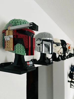 MARKENLOS Display Wandhalterung für alle Lego Helme Star Wars Batman Marvel - Wand Halter
