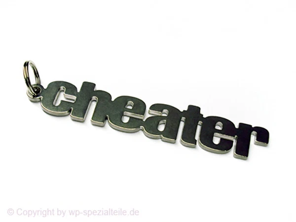 CHEATER Keychain Keyring Chain Fob Key tag Pendant CSS Cheat StarCraft II NEW - Image 1 of 1