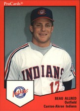 1989 Canton-Akron Indians ProCards #1302 Beau Allred