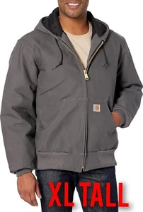 Carhartt Men's Loose Fit Firm Duck Insulated Flannel-Lined Active Jacket  - Afbeelding 1 van 3