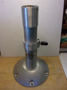ATTWOOD SEAT PEDESTAL adjustable height 12"-17" ALUMINUM 2-5/8" OD 9" base - Picture 1 of 5