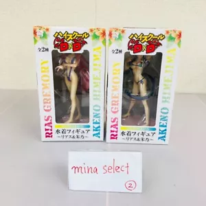 Conjunto de 2 figuras de traje de baño D×D High School Rias Gremory y Akeno Himejima FuRyu raro - Imagen 1 de 24