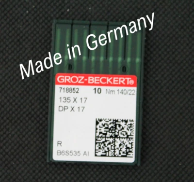 Nähmaschinennadeln Groz Beckert Rundkolben Nadelsystem 135 X17 Nadelstärke 140 - Bild 1 von 4