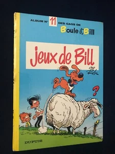 Album N° 11 gags de Boule et Bill Jeux de Bill EO 1975 BON ETAT - Picture 1 of 6