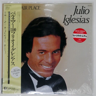 JULIO IGLESIAS 1100 BEL AIR PLACE EPIC 283P535 JAPAN OBI VINYL LP - Image 1 of 2