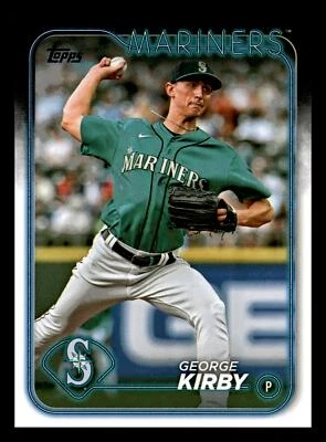 2024 Topps George Kirby #75 Seattle Mariners Series 1 Mint - Image 1 of 2