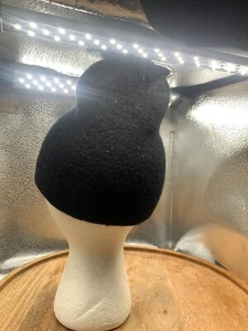 Winter Beanie Hat Black Women's One Size Regular Fit Casual Wool Hike Camp Fish - Foto 1 di 6