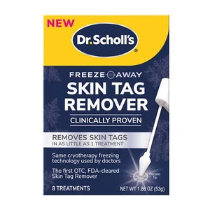 Dr. Scholl's Freeze Away Skin Tag Remover, 8 Ct - Removes Skin Tags in NEW🤍🤍🤍 - Picture 1 of 11