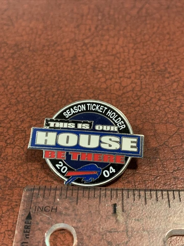 Buffalo Bills This Is Our House 2004 Season Ticket Holder 2004 NFL Lapel Pin Cover