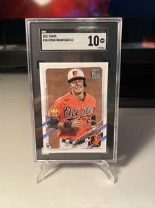 2021 Topps Series 1 #143 Ryan Mountcastle Baltimore Orioles RC SGC 10 gemme ottime condizioni - Foto 1 di 1