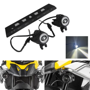 LED Auxiliary Headlight Lamp Fog Light Bar Mount Kit For BMW F750GS F850GS 19-23 - Picture 1 of 10