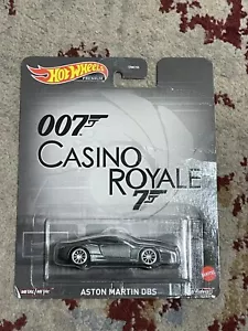 ASTON MARTIN DB5 Hot Wheels 2022 Real Riders 007 CASINO ROYALE Bond - Picture 1 of 3