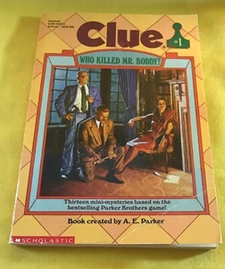 Who Killed Mr. Boddy? Clue Paperback Book 1 AE Parker Scholastic 1992 - Picture 1 of 3