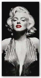 MARILYN MONROE IMPRESIÓN ARTÍSTICA Marilyn Monroe en Vestido de Noche - Imagen 1 de 1