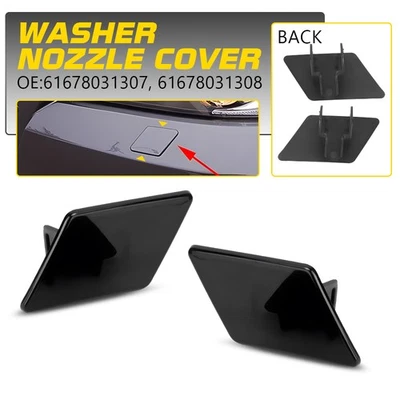 Tapa de cubierta de arandela de boquilla de parachoques delantero para BMW 328i 328xi 2007-2008 base Foto 1 de 4